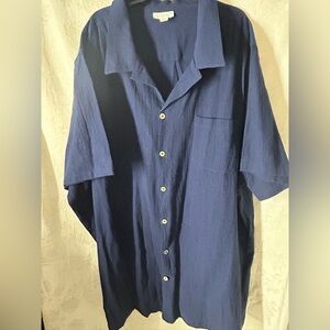 NWOT KC Island Big Man Size 5XL Tall
Button down Short sleeve cotton pockets